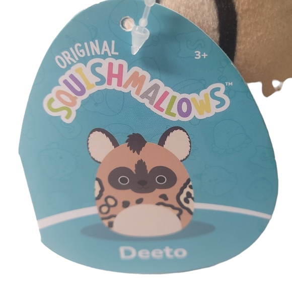 Squishmallows Deeto the African Wild Dog 7" NWT - Picture 7 of 8
